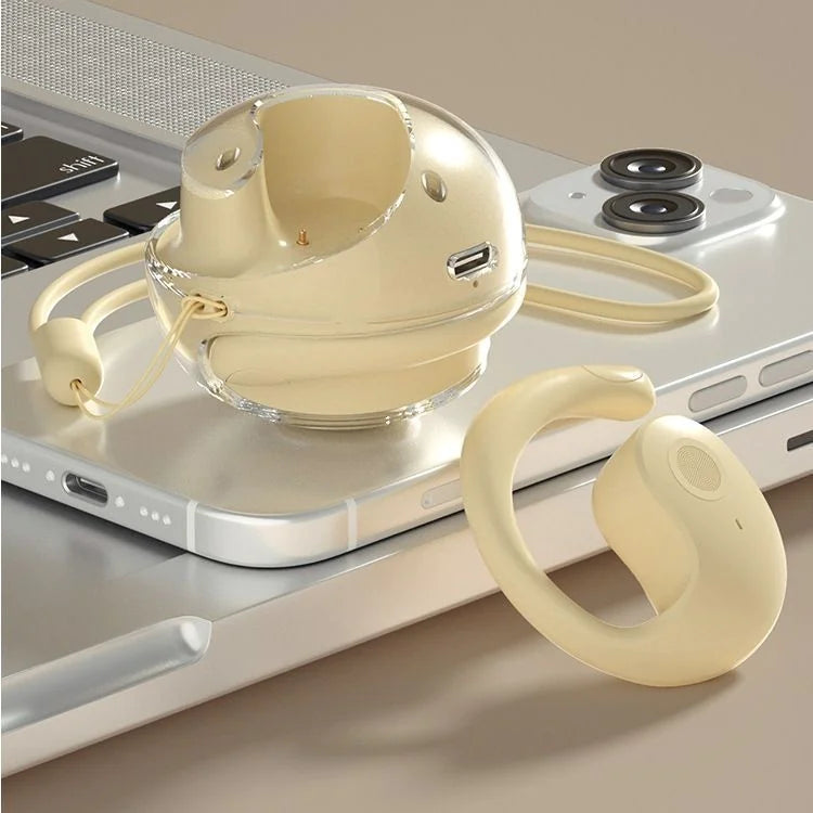 AI Translation Small Coconut Ball Wireless Bluetooth Headset Ear-mounted Headset